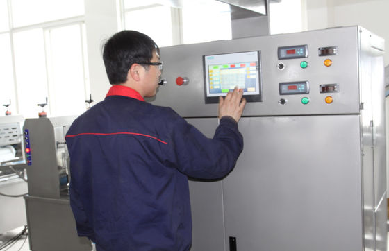 주문 시멘스 Plc 통제 시스템을 가진 높은 자동화 Laminator 기계 380mm 롤러 폭 온라인 제조