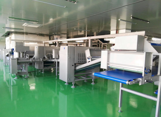주문 -40℃ 크르와상을 위한 자동 어는 갱도 가루반죽 Laminator 기계 및 sasuage는 구릅니다 온라인 제조