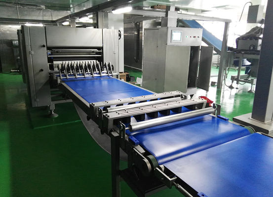 주문 두 배 롤러 장치를 가진 다기능 반죽 Laminator 기계 3500 Pcs/Hr 수용량 온라인 제조