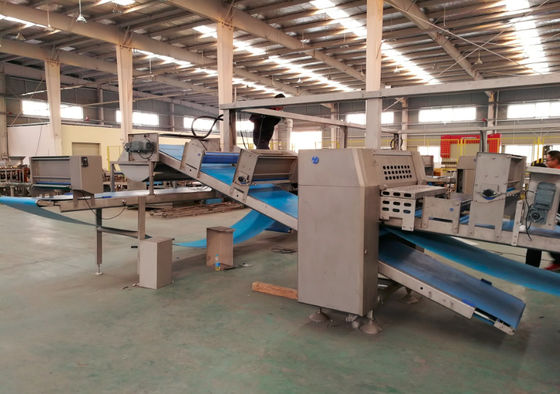 주문 제공과 갱도 오븐을 가진 ZKS 1200-1500kg/Hr 수용량 과자용 반죽 반죽 기계 턴키 해결책 온라인 제조