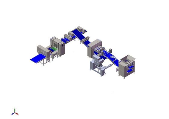주문 자동 1000년 kg/H 치아바타 빵집 생산 가입자 회로 온라인 제조